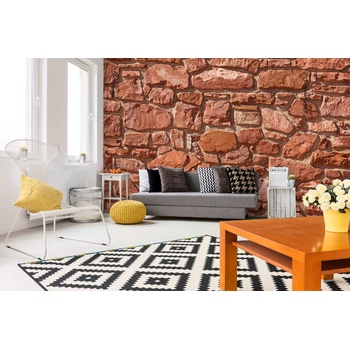 DIMEX ART s. r. o Самозалепваща се флизелинова фототапета естествени плочки 375 x 250 см