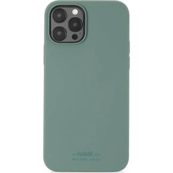 Holdit Калъф Holdit - Silicone, iPhone 12/12 Pro, Moss Green (7330985147876)