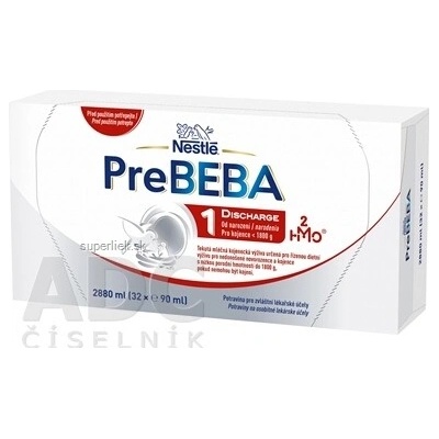 PreBEBA 1 DISCHARGE mliečna dojčenská výživa 2880 ml