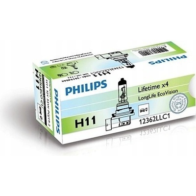 Philips Long Life 12362LLECOC1 H11 PGJ19-2 12V 55W