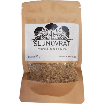 Agrostis Trávníky SLUNOVRAT kvetnatá lúka zmes osív do sucha pre náročných 50 g