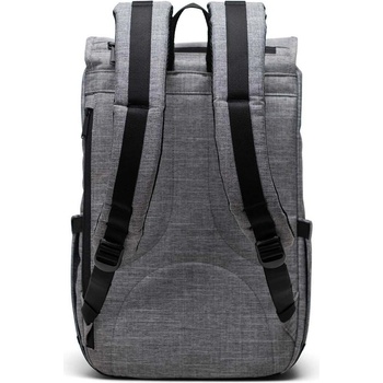 Herschel Раница Herschel 11391-00919-OS Little America Mid Backpack в сиво голям размер с десен (11391.00919.OS)