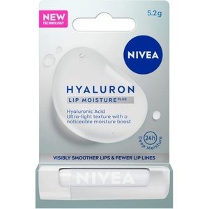 Nivea Балсам за устни Hyaluron Moisture Plus, 5.2 g - baby