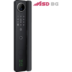 TTLock Моторизирана WiFi Смарт Брава ASD T09 Face ID за ДомОфисAirbnb - Лицево Разпознаване, IP Камера, RFID, PIN и Пръстов Отпечатък (CNL02802)