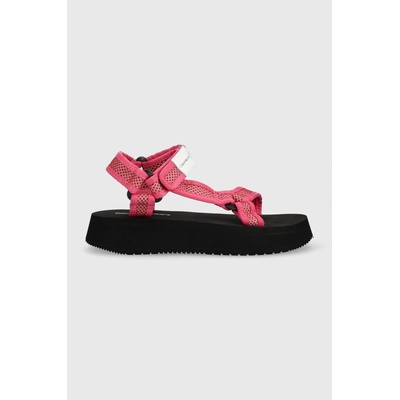 Calvin Klein Jeans Сандали Calvin Klein Jeans PREFRESATO SANDAL WEBBING XRAY в розово с платформа YW0YW00969 (YW0YW00969)