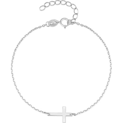 Olivie stříbrný náramek KŘÍŽEK 8716