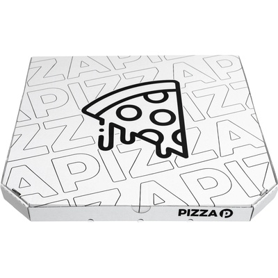 Exxprespack pizza krabica veľká 45x45x3,5 Biela