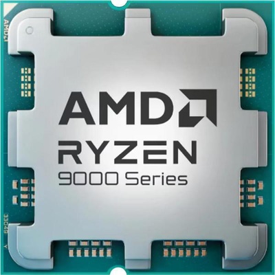 Процесор AMD Ryzen 5 9600X, шестядрен (3.9/5.4 GHz, 32MB Cache, 2.2 GHz GPU, AM5), Tray, без охлаждане (100-000001405TRAY)