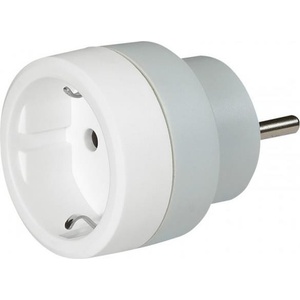 Legrand Адаптер от Шуко / Френски стандарт бял 16A - 050382 (050382)