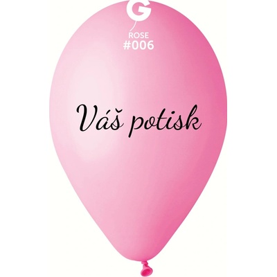 Personal Svet balonku Balónek s textem Růžový 26 cm