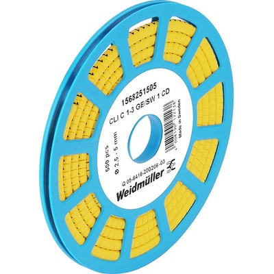 Systém kódování kabelů Weidmüller CLI C 1-6 GE/SW 08 CD (1868811529)