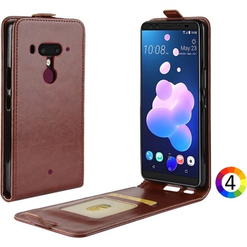 Image 1 of HTC U12+ / U12 Plus Flip3 Кожен Калъф и Скрийн Протектор