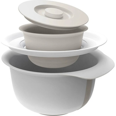 Rotho Set misek šedá Fresh Baking 1,2 l x 4 l