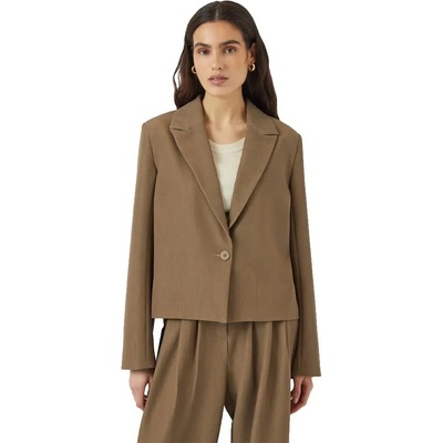 YAS Сако Yas Dakota blazer - Brown (Lead Gray)