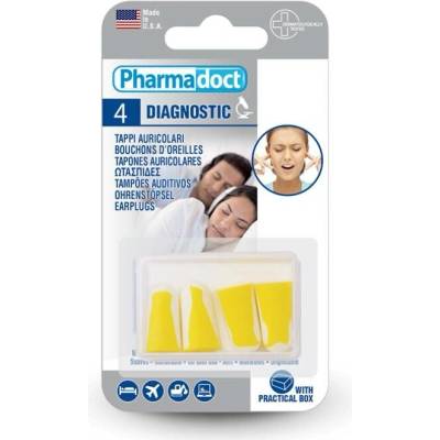 Pharmadoct Diagnostic špunty do uší SNR 33 dB box 4 ks