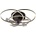 GLOBO 03645 - димируем LED таванен вентилатор ALIA LED/40W/230V 3000-6500K черен+ДУ (GL8892)