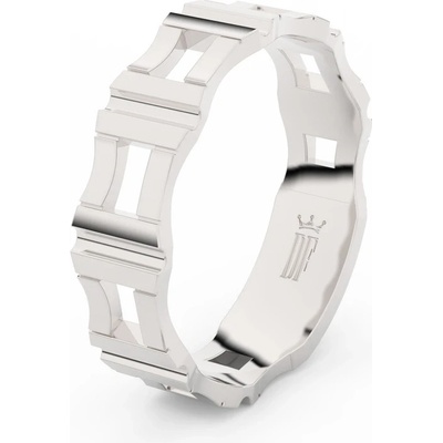 Danfil Pánský snubní prsten DLR3085 z bílého zlata