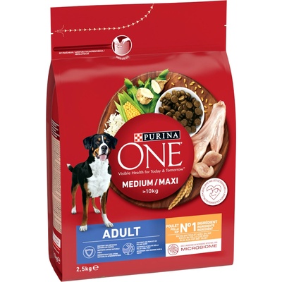 Purina One Medium/Maxi Adult Chicken 2,5 kg
