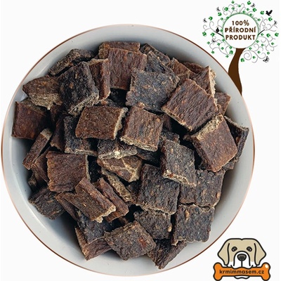 KRMIMMASEM.CZ Sušené vepřové maso s dýní a rozmarýnem 80 g