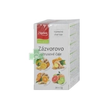 Apotheke Zázvorovo citrusové čaje 4v1 20 x 2 g