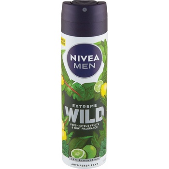 Nivea Men Extreme Wild Fresh Citrus Fruits & Mint deospray 150 ml