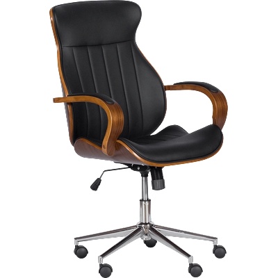 Carmen Президентски офис стол Carmen 6402 - орех - черно (3520059)