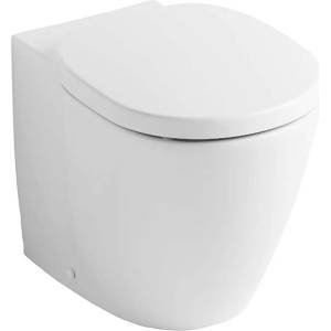 Ideal Standard Connect - Стояща тоалетна с дълбоко отмиване, заден/долен отлив, бяла E823101 (E823101)