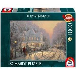 Schmidt Spiele Thomas Kinkade Studios: Feierliche Weihnachtstage (1000 Teile)