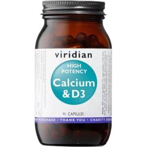 Viridian High Potency Calcium with D3 [90 капсули]