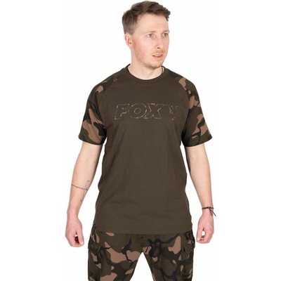 Fox International Fox tričko Camo Outline T-Shirt Khaki