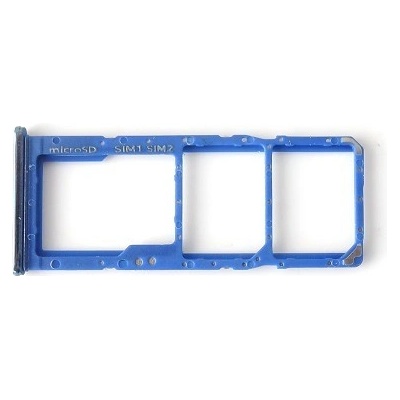 Samsung Galaxy A30 / A50 / A70 SIM tray modrý, držák, šuplík GH98-43922C / GH98-44196C