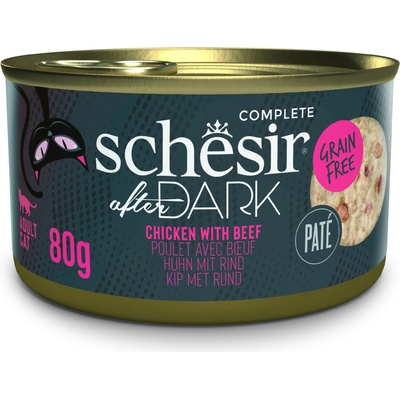 Schesir Cat After Dark Paté kura hovädzie 80 g