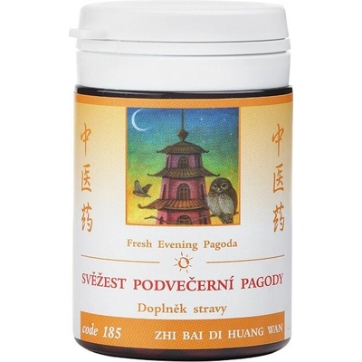 SVIEŽOSŤ Z PODVEČERNEJ PAGODY ZHI BAI DI HUANG WAN TCM Herbs 100 tabliet 30 g