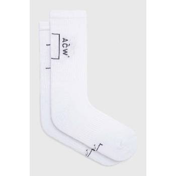 A-cold-wall* Чорапи a-cold-wall* bracket sock в бяло acwmsk034c (acwmsk034c)