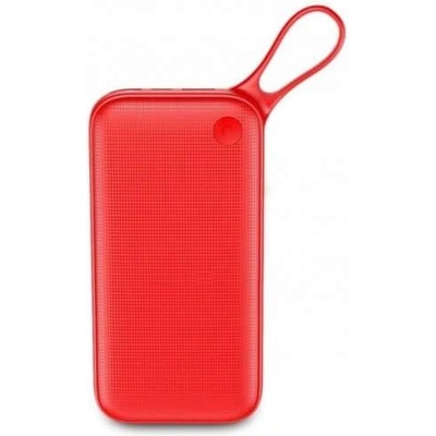 Baseus Powerful QC 3.0 Power Bank 20000 mAh - външна батерия с два USB изхода и USB-C порт и с технология за бързо зареждане (червен)