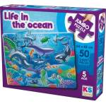 KS Games Пъзел KS Games от 50 XXL части - Живот в океана (JP31013) - ozone