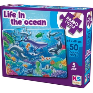 KS Games Пъзел KS Games от 50 XXL части - Живот в океана (JP31013) - ozone