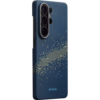 PITAKA Кевларен кейс с MagSafe за Samsung Galaxy S26 Ultra - Pitaka Edge StarPeak Milky Way Aramid Fiber MagSafe Case Aaron Button (KS2605U)