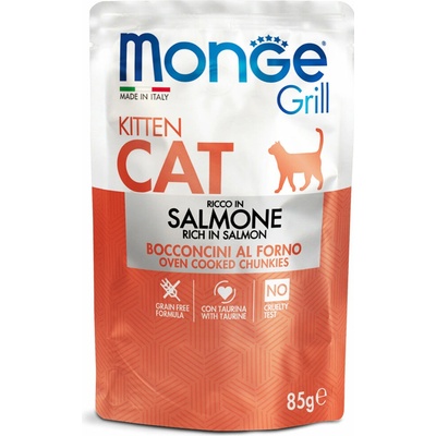 Monge Cat Kitten Grill Salmon 85 g