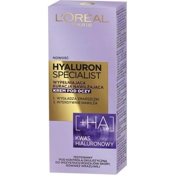 L'Oréal Hyaluron Specialist Vyplňující hydratační oční krém 15 ml