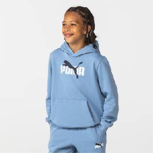 PUMA Детски суичър Puma Logo Hoodie Junior Boys - Zen Blue