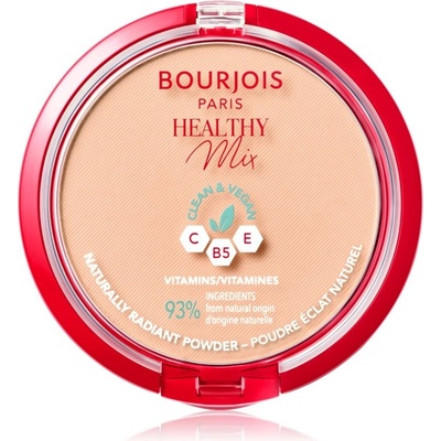 Bourjois Healthy Mix matující pudr pro zářivý vzhled pleti 02 Vanilla 10 g