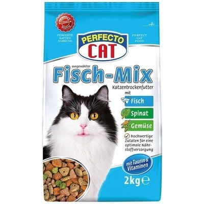 Perfecto Cat rybí mix ryba + zelenina 2 kg