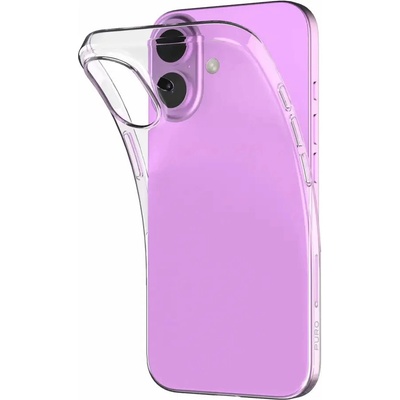 PURO Силиконов калъф Puro 03 Nude за iPhone 16 Plus - прозрачен (PUIPC166703NUDETR)