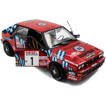 Solido 1: 18 lancia delta hf integrale red #1 m. biasion