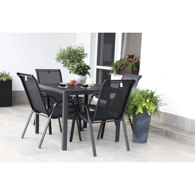 Nábytek Texim Set Viking M + 4x černé křeslo RAMADA – Zbozi.Blesk.cz