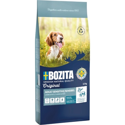 Bozita 2x12кг Original Sensitive Digestion Bozita, суха храна за кучета - с агнешко
