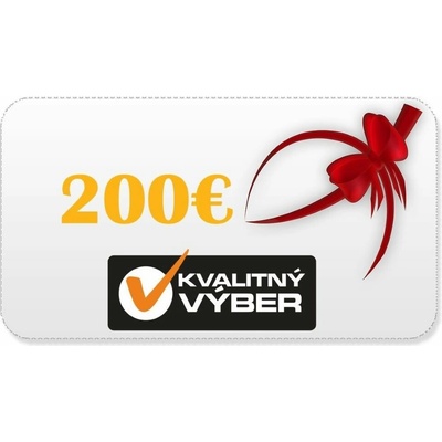 Darčekový kupón v hodnote 200 €