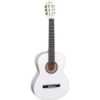 Valencia Класическа китара Valencia VC104 WH, Размер 4/4, Бяла (VC104 WH)