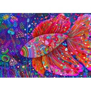 Enjoy - Puzzle Floating Mushrooms - 1 000 piese
